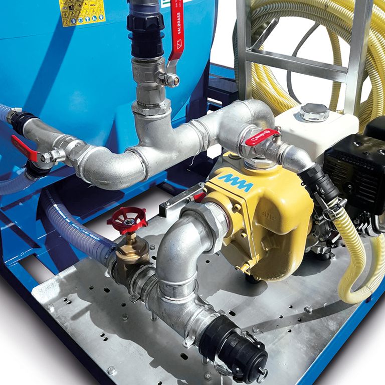 MM hydroseeder 500ltr Honda GX160 - Afbeelding 2